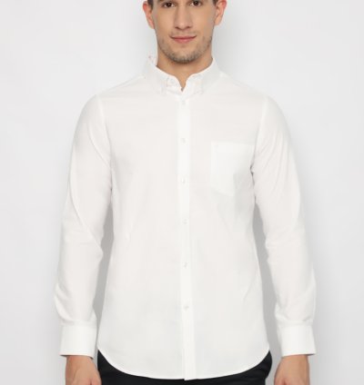 Kemeja Putih Formal Slim Fit