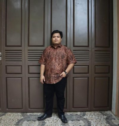 kemeja batik pria jumbo lengan pendek 12xl 11xl 10xl 9xl 8xl 7xl 6xl 5xl 4xl 3xl Hitam - BP19, 3XL LD 116CM